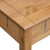 vidaXL Coffee Table 39.4"x23.6"x17.7" Solid Pine Wood Panama Range