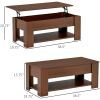 Lift 41&quot; Lift Top Coffee Table and Lift Tabletop Brown