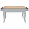 vidaXL Coffee Table Gray 31.5"x31.5"x19.7" Wood