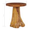 vidaXL Coffee Table 15.7"x15.7" Solid Teak Wood