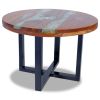 vidaXL Coffee Table Teak Resin 23.6"