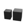 Upgrade MDF Nesting table/side table/coffee table/end table for living room; office; bedroom ; Black Oak; set of 2