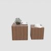 MDF Nesting table/side table/coffee table/end table for living room; office; bedroom Walnut; set of 2