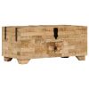 vidaXL Coffee Table Solid Mango Wood 31.5"x15.7"x13