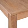 vidaXL Coffee Table Solid Teak Wood with Natural Finish 43.3"x23.6"x15.7"