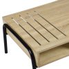 31.7" L Rectangular Coffee Table with Storage Open Drawer