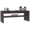 vidaXL Coffee Table Gray 39.4"x15.7"x15.7" Engineered Wood