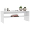 vidaXL Coffee Table White 39.4"x15.7"x15.7" Engineered Wood