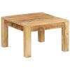 vidaXL Coffee Table 21.7"x21.7"x13.8" Solid Wood Mango