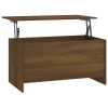 vidaXL Coffee Table Brown Oak 40.2"x21.9"x20.7" Engineered Wood