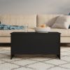 vidaXL Coffee Table Black 40.2"x21.9"x20.7" Engineered Wood