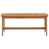 vidaXL Coffee Table 40.2"x19.7"x16.9" Solid Acacia Wood