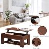 Lift 41&quot; Lift Top Coffee Table and Lift Tabletop Brown