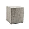 Outdoor Faux Wood Stump Side Table Coffee Table; Side table ; End Table Accent table Square White