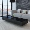 vidaXL Coffee Table High Gloss Black