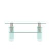 Tempered Glass Coffee Table Clear Table Transparent Coffee Table for Room