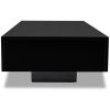 vidaXL Coffee Table High Gloss Black