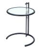 Temepered glass stainless steel small coffee table