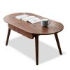 Capsule centre table Low table Table with drawers 100% solid wood Top board Desk Coffee table W 120 x D 52 x H 46 cm Study table Work from home Easy t